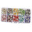 Plastic Glitter Wheel Spacers for DIY Bracelet-10 squares 1