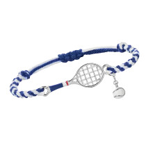 Verstelbare blauwe tennisracketpolsband Modieuze-1 artikel