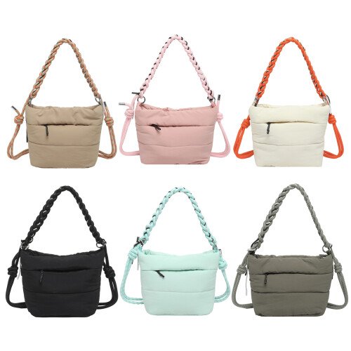 Moderne nylon messengertas-Kaki (20 cm 1