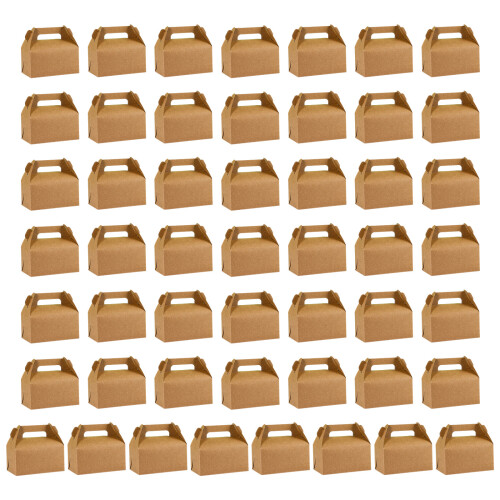 Bulk 50 stuks kartonnen feestartikelen dozen snelle-bruin