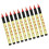 Plastic inktpenseelpen voor professionele-Cinnaberen rood 10 1