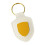 Porte-clés en cuir PU, décoration avec forme créative pour-Blanc 1