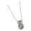 Creative Water Pots Silver Tone Necklace Crafted-silver kettle 1