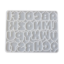 Niedliche Q-Version-Alphabete-Silikonform für DIY-Harzschmuck-L
