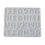 Niedliche Q-Version-Alphabete-Silikonform für DIY-Harzschmuck-L 1