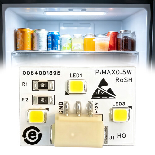 3LEDs Universele Koelkast Licht Vervanging Spaarlamp Board PCB 1
