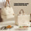 Le sac à lunch à double compartiment de grande capacité-Kaki 1 3
