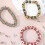 Plastic Glitter Wheel Spacers for DIY Bracelet-10 squares 5