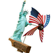Statue Of Liberties Design Wind Spinner For Outdoor Garden-1