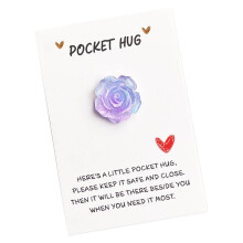 Rose Cuddle Card with Gradient Glitter Pocket 1