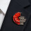 Red Friday Kunststoff-Brosche, Anstecknadel, 4