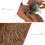 Christmas Deer Ornament Brown Grass Woven Desktop Craft 1 5