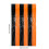 Orange Metallic Tassel Rain Curtain 2 pcs 3