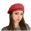 Cappello basco da donna in similpelle stile francese 2
