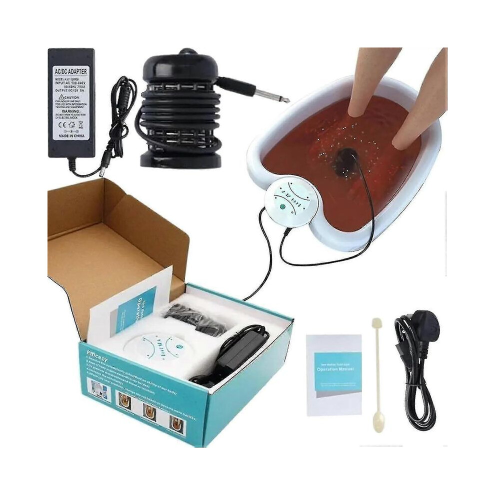 Ionic Foot Spa Detox Machine Home Cleanse Foot Bath US Plug US Plug