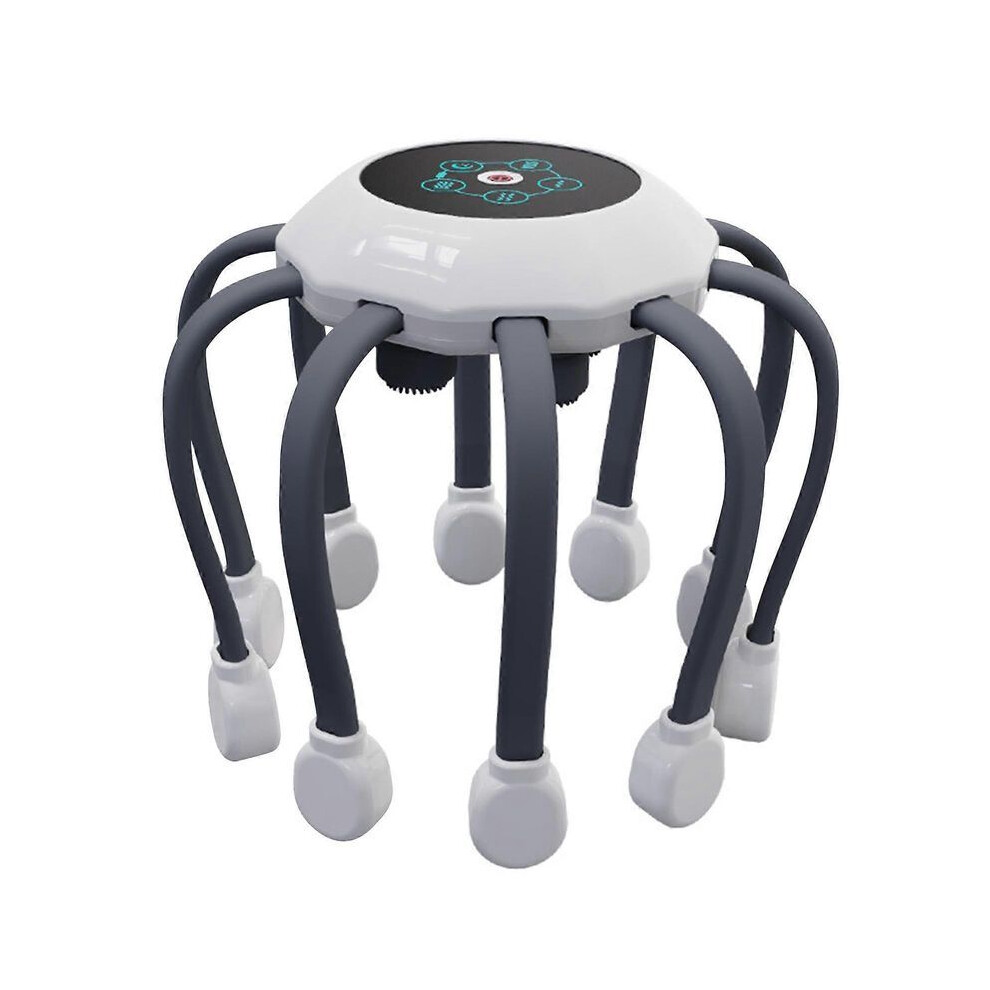 Smart Electric Octopus Head Massager for Stress Relief with Timing  A