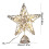 Lighted 3D Rose Gold Star Tree Topper 3