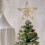 Lighted 3D Rose Gold Star Tree Topper 5