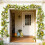 6.06ft Easter Egg & Flower Garland, Faux Plastic Greenery, 1