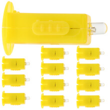 Mèches de lanterne en papier LED avec piles – 12 pièces