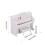 Mini Piano Ornament Set White with Stool and Sheet Music 3
