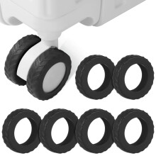 8 Stück Silikon-Kofferradabdeckungen Ø 50–63 mm