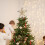 Lighted 3D Rose Gold Star Tree Topper 1