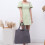 Large Waterproof Foldable Shopping Bag Grey 4