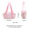 Mini bolsa de ginástica feminina com bolso impermeável. 2