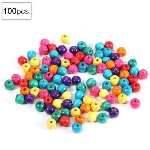 Wooden Round Beads 8mm 100pcs