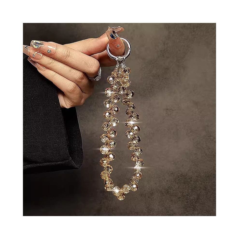 Crystal Teardrop Phone Lanyard Â Short Handmade Wrist 9009879691754