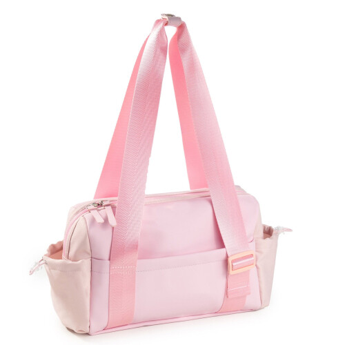 Mini bolsa de ginástica feminina com bolso impermeável.