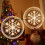 LED Christmas String Lights Battery Powered with Snowflake 1