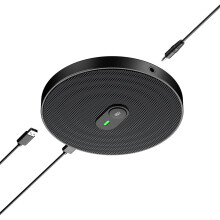 Platzsparendes USB-Mikrofon aus Metall mit klarer akustischer