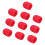 10Pcs Thicken Windscreen Sponge Foam Cover Lightweight-Red 1