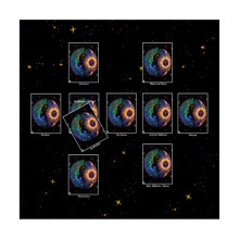 Square Tarot Tablecloth Flannel 50x50cm