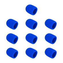 10Pcs Professional Filter Windscreen Microphone Sponge-Blue