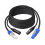 Industrial Power Con XLR Combo Wire Plastic Metal Texture-2m 1