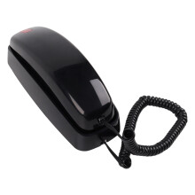 Practical ABS interconnected Line Telephone Wall Mount-Black