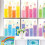 9 Sheets Creative Pencil Design Window Sticker Safe Paper Art 4