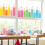 9 Sheets Creative Pencil Design Window Sticker Safe Paper Art 5