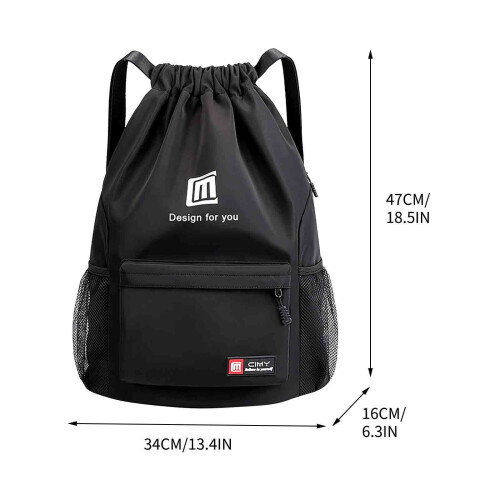 Σακίδιο πλάτης Fankiway sport mesh κορδόνι μεγάλης χωρητικότητας 2