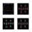 Square Tarot Tablecloth Flannel 50x50cm 3