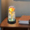 Rose Galaxy préservée sous dôme de verre avec éclairage LED 5