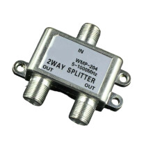 1 In 2 Out Coaxials Cable Splitter For Digital TV Signal
