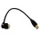 Angled Type C to USB 3.0 Panel Mount Cable Secure Locking-0.3m 1