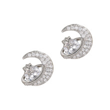 Accessoires d'écouteurs en alliage Star Moon, 2 pièces,-Argent
