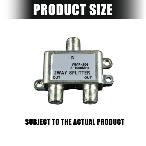 Hochfrequenz-Digital-TV-Splitter, 2-Wege-Metallsignalverteiler 2