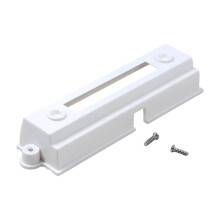 Vervangende slotafdekking voor N64 videogameconsole Plastic-Wit