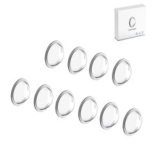 10Pcs 360 Camera Lens Protectors Clear Cover For Car-boxed